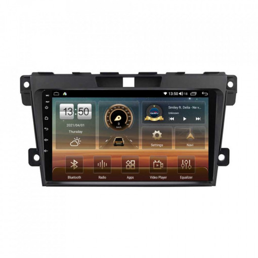 Navigatie dedicata cu Android Mazda CX-7 2006 - 2015, 8GB RAM, Radio GPS Dual Zone, Display HD IPS 9" Touchscreen, Internet Wi-Fi si slot SIM 4G, Bluetooth, MirrorLink, USB, Waze