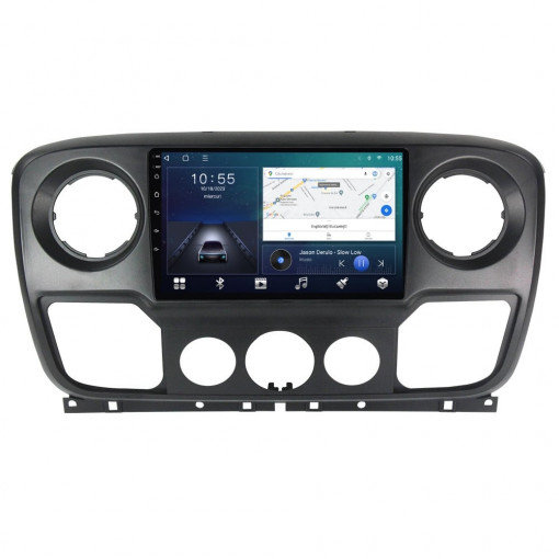 Navigatie dedicata cu Android Nissan NV400 2010 - 2020, 2GB RAM, Radio GPS Dual Zone, Display HD QLED 10" Touchscreen, Internet Wi-Fi si slot SIM 4G, Bluetooth, MirrorLink, USB