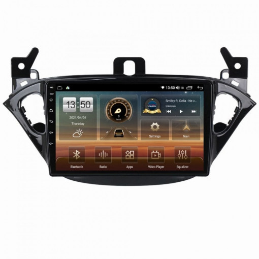 Navigatie dedicata cu Android Opel Adam 2012 - 2019, 8GB RAM, Radio GPS Dual Zone, Display HD IPS 9" Touchscreen, Internet Wi-Fi si slot SIM 4G, Bluetooth, MirrorLink, USB, Waze