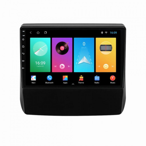 Navigatie dedicata cu Android Subaru Forester 2018 - 2021, 1GB RAM, Radio GPS Dual Zone, Display HD IPS 9" Touchscreen, Internet Wi-Fi, Bluetooth, MirrorLink, USB, Waze