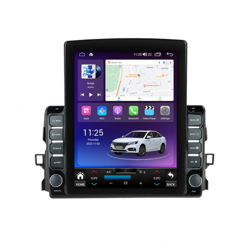Navigatie dedicata cu Android Toyota Auris 2006 - 2012, 4GB RAM, Radio GPS Dual Zone, Touchscreen IPS 9.7" HD tip Tesla, Internet Wi-Fi si slot SIM 4G, Bluetooth, MirrorLink, USB, Waze