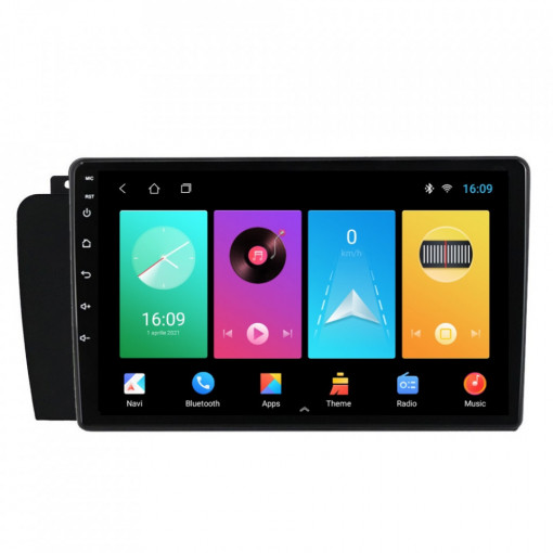 Navigatie dedicata cu Android Volvo V70 II / XC70 I 2004 - 2008, 1GB RAM, Radio GPS Dual Zone, Display HD 9" Touchscreen, Internet Wi-Fi, Bluetooth, MirrorLink, USB, Waze