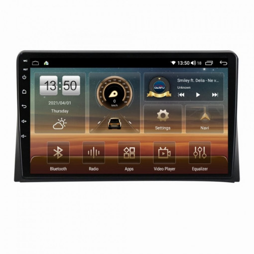 Navigatie dedicata cu Android VW Multivan V (2003-2015), 6GB RAM, Radio GPS Dual Zone, Display HD IPS 9" Touchscreen, Internet Wi-Fi si slot SIM 4G, Bluetooth, MirrorLink, USB, Waze