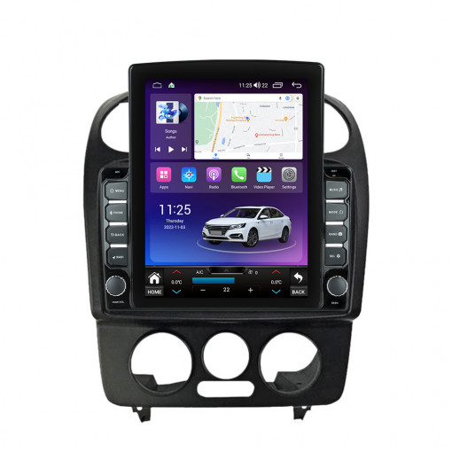 Navigatie dedicata cu Android VW New Beetle 1998 - 2011, 8GB RAM, Radio GPS Dual Zone, Touchscreen IPS 9.7" HD tip Tesla, Internet Wi-Fi si slot SIM 4G, Bluetooth, MirrorLink, USB, Waze