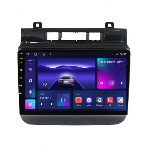 Navigatie dedicata cu Android VW Touareg 7P 2010 - 2018, 3GB RAM, Radio GPS Dual Zone, Display HD QLED 9" Touchscreen, Internet Wi-Fi si slot SIM 4G, Bluetooth, MirrorLink, USB