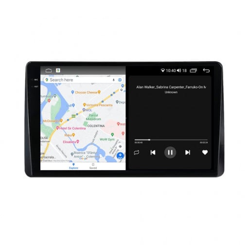 Navigatie Dedicata Cu Android Dacia Duster II 2018 2021 8GB RAM Radio GPS Dual Zone Display