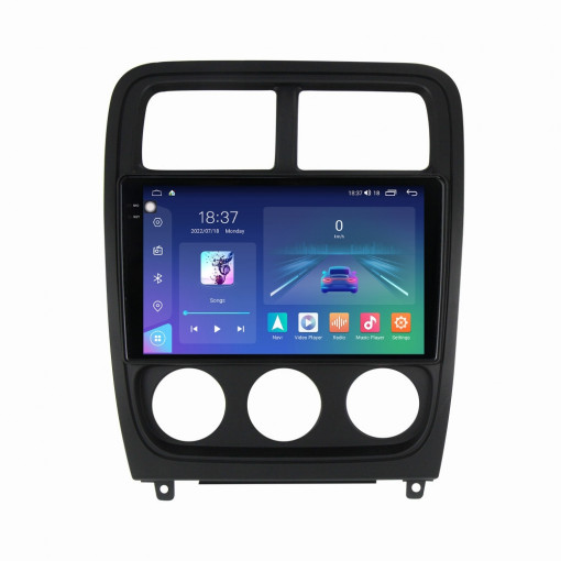 Navigatie dedicata cu Android Dodge Caliber 2010 - 2012, 4GB RAM, Radio GPS Dual Zone, Display 2K QLED 9.5" Touchscreen, Internet Wi-Fi si slot SIM 4G, Bluetooth, MirrorLink, USB