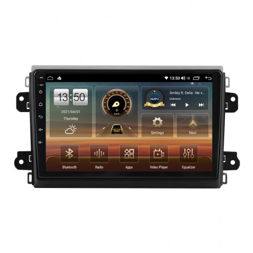Navigatie dedicata cu Android Fiat Ducato dupa 2022, 4GB RAM, Radio GPS Dual Zone, Display HD QLED 9" Touchscreen, Internet Wi-Fi si slot SIM 4G, Bluetooth, MirrorLink, USB