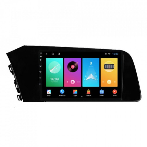 Navigatie dedicata cu Android Hyundai Elantra VII dupa 2020, 2GB RAM, Radio GPS Dual Zone, Display HD 10" Touchscreen, Internet Wi-Fi, Bluetooth, MirrorLink, USB, Waze