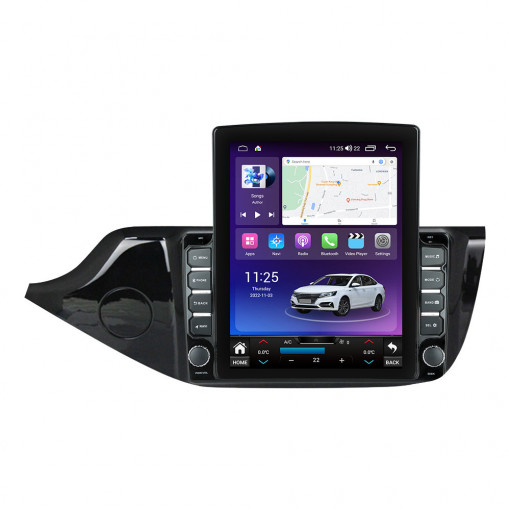 Navigatie dedicata cu Android KIA Ceed 2012 - 2018, 4GB RAM, Radio GPS Dual Zone, Touchscreen IPS 9.7" HD tip Tesla, Internet Wi-Fi si slot SIM 4G, Bluetooth, MirrorLink, USB, Waze