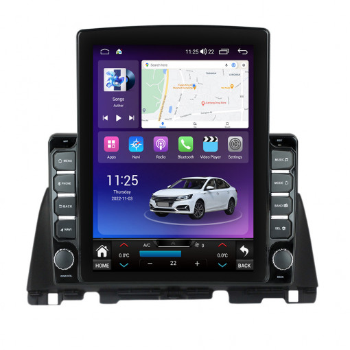 Navigatie dedicata cu Android Kia Optima II dupa 2015, 4GB RAM, Radio GPS Dual Zone, Touchscreen IPS 9.7" HD tip Tesla, Internet Wi-Fi si slot SIM 4G, Bluetooth, MirrorLink, USB, Waze