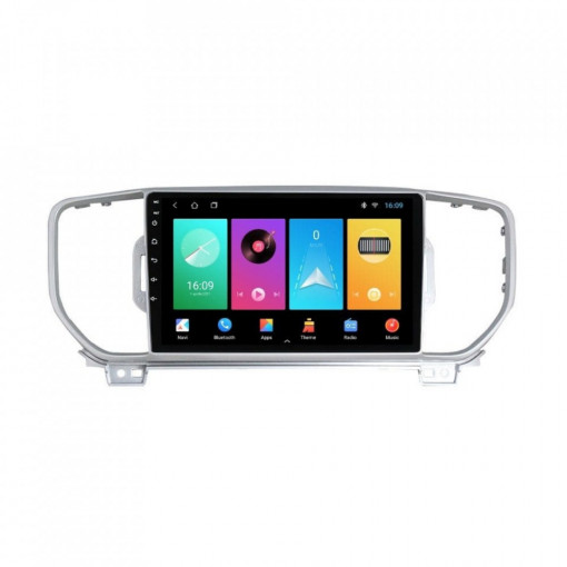 Navigatie dedicata cu Android KIA Sportage 2016 - 2018, 2GB RAM, Radio GPS Dual Zone, Display HD IPS 9" Touchscreen, Internet Wi-Fi, Bluetooth, MirrorLink, USB, Waze