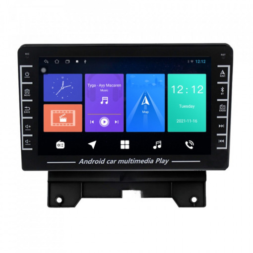 Navigatie dedicata cu Android Land Rover Range Rover Sport I 2009 - 2013, 1GB RAM, Radio GPS Dual Zone, Display HD IPS 8" Touchscreen, Internet Wi-Fi, Bluetooth, MirrorLink, USB, Waze