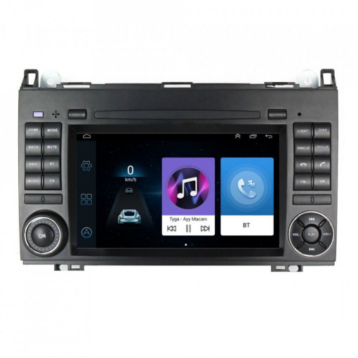 Navigatie dedicata cu Android Mercedes Viano 2007 - 2014, 1GB RAM, Radio GPS Dual Zone, Display HD 7" Touchscreen, Internet Wi-Fi, Bluetooth, MirrorLink, USB, Waze