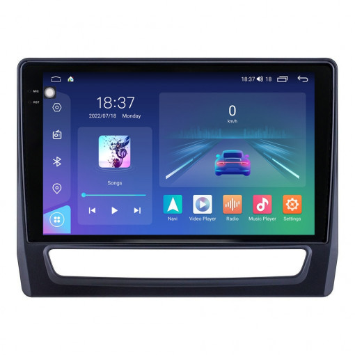 Navigatie dedicata cu Android Mitsubishi ASX dupa 2019, 4GB RAM, Radio GPS Dual Zone, Display 2K QLED 10.36" Touchscreen, Internet Wi-Fi si slot SIM 4G, Bluetooth, MirrorLink, USB