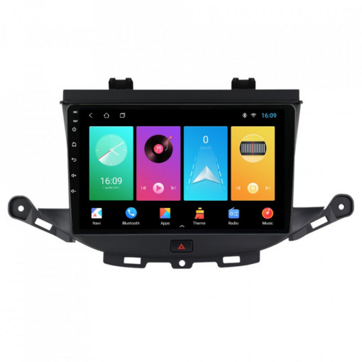 Navigatie dedicata cu Android Opel Astra K 2015 - 2021 hatchback, 1GB RAM, Radio GPS Dual Zone, Display HD IPS 9" Touchscreen, Internet Wi-Fi, Bluetooth, MirrorLink, USB, Waze