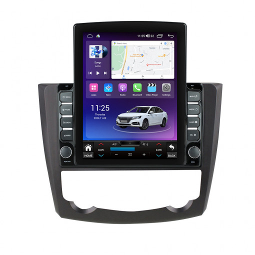 Navigatie dedicata cu Android Renault Kadjar 2015 - 2018, 8GB RAM, Radio GPS Dual Zone, Touchscreen IPS 9.7" HD tip Tesla, Internet Wi-Fi si slot SIM 4G, Bluetooth, MirrorLink, USB, Waze