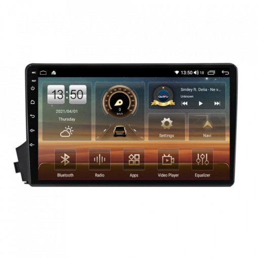Navigatie dedicata cu Android Ssangyong Kyron 2005 - 2011, 8GB RAM, Radio GPS Dual Zone, Display HD IPS 9" Touchscreen, Internet Wi-Fi si slot SIM 4G, Bluetooth, MirrorLink, USB, Waze