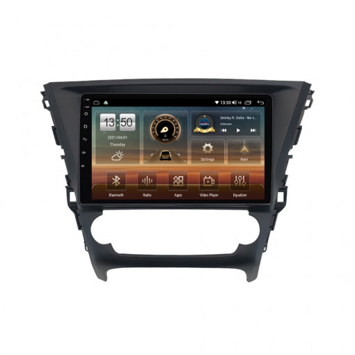 Navigatie dedicata cu Android Toyota Avensis 2015 - 2018, 8GB RAM, Radio GPS Dual Zone, Display HD IPS 10" Touchscreen, Internet Wi-Fi si slot SIM 4G, Bluetooth, MirrorLink, USB, Waze