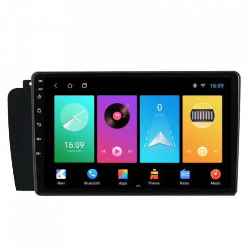 Navigatie dedicata cu Android Volvo S60 I 2004 - 2010, 1GB RAM, Radio GPS Dual Zone, Display HD IPS 9" Touchscreen, Internet Wi-Fi, Bluetooth, MirrorLink, USB, Waze