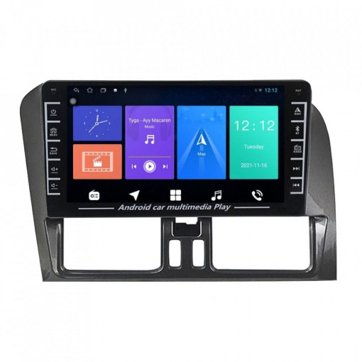 Navigatie dedicata cu Android Volvo XC60 I 2014 - 2017, 1GB RAM, Radio GPS Dual Zone, Display HD IPS 8" Touchscreen, Internet Wi-Fi, Bluetooth, MirrorLink, USB, Waze