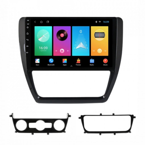 Navigatie dedicata cu Android VW Jetta IV 2011 - 2018, 1GB RAM, Radio GPS Dual Zone, Display HD IPS 10" Touchscreen, Internet Wi-Fi, Bluetooth, MirrorLink, USB, Waze