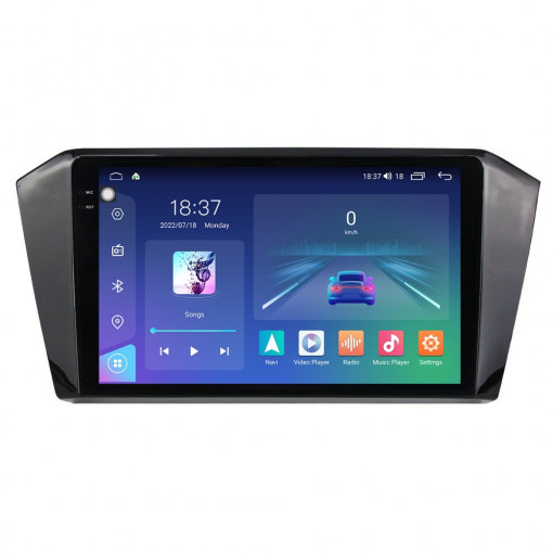 Navigatie dedicata cu Android VW Passat B8 dupa 2015, 8GB RAM, Radio GPS Dual Zone, Display 2K QLED 10.36" Touchscreen, Internet Wi-Fi si slot SIM 4G, Bluetooth, MirrorLink, USB