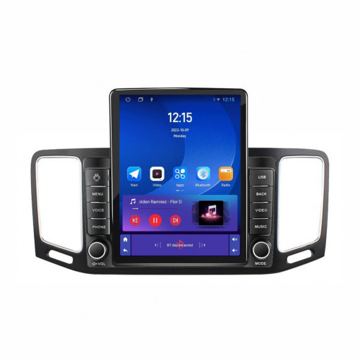 Navigatie dedicata cu Android VW Sharan dupa 2010, 1GB RAM, Radio GPS Dual Zone, Touchscreen IPS 9.7" HD tip Tesla, Internet Wi-Fi, Bluetooth, MirrorLink, USB
