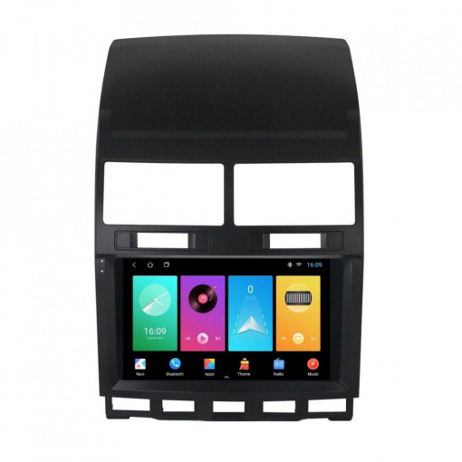 Navigatie dedicata cu Android VW Touareg 7L 2002 - 2011, 1GB RAM, Radio GPS Dual Zone, Display HD 9" Touchscreen, Internet Wi-Fi, Bluetooth, MirrorLink, USB, Waze