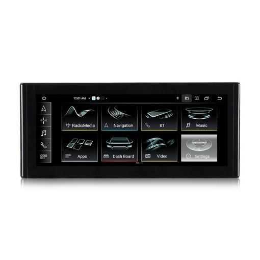 Navigatie dedicata cu Android Audi A3 (8V) 2012 - 2020 cu navigatie RMC, 6GB RAM, Radio GPS Dual Zone, Display QLED 12.3" Touchscreen, Internet Wi-Fi si slot SIM 4G, Bluetooth, MirrorLink, USB