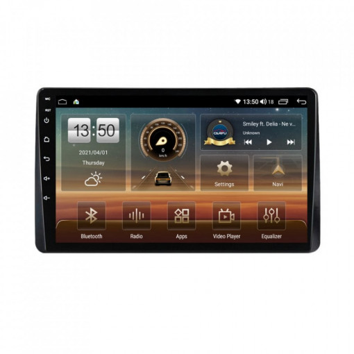 Navigatie dedicata cu Android Dacia Duster II 2018 - 2021, 4GB RAM, Radio GPS Dual Zone, Display HD IPS 10" Touchscreen, Internet Wi-Fi si slot SIM 4G, Bluetooth, MirrorLink, USB, Waze
