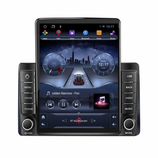 Navigatie dedicata cu Android Dacia Duster II 2018 - 2022, 2GB RAM, Radio GPS Dual Zone, Touchscreen IPS 9.7" HD tip Tesla, Internet Wi-Fi, Bluetooth, MirrorLink, USB