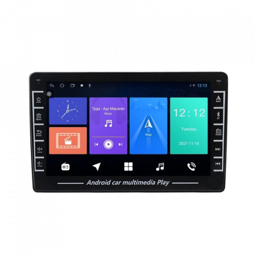 Navigatie dedicata cu Android Fiat Ducato 2006 - 2020, 1GB RAM, Radio GPS Dual Zone, Display HD IPS 8" Touchscreen, Internet Wi-Fi, Bluetooth, MirrorLink, USB, Waze