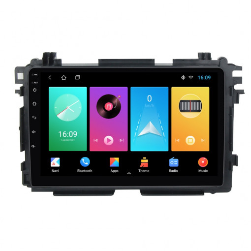 Navigatie dedicata cu Android Honda HR-V 2014 - 2021, 2GB RAM, Radio GPS Dual Zone, Display HD IPS 10" Touchscreen, Internet Wi-Fi, Bluetooth, MirrorLink, USB, Waze