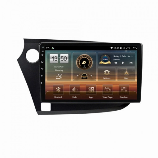 Navigatie dedicata cu Android Honda Insight 2009 - 2014 , 6GB RAM, Radio GPS Dual Zone, Display HD IPS 9" Touchscreen, Internet Wi-Fi si slot SIM 4G, Bluetooth, MirrorLink, USB, Waze