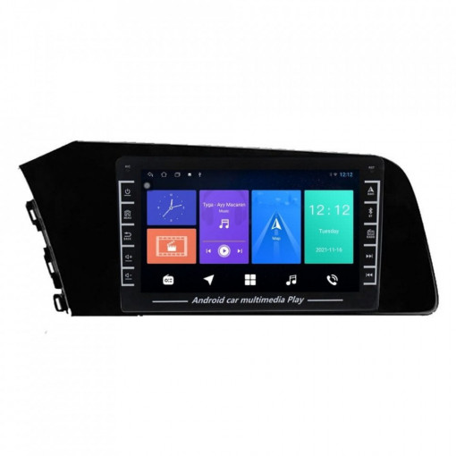 Navigatie dedicata cu Android Hyundai Elantra VII dupa 2020, 1GB RAM, Radio GPS Dual Zone, Display HD IPS 8" Touchscreen, Internet Wi-Fi, Bluetooth, MirrorLink, USB, Waze