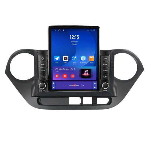 Navigatie dedicata cu Android Hyundai i10 2013 - 2019, 1GB RAM, Radio GPS Dual Zone, Touchscreen IPS 9.7" HD tip Tesla, Internet Wi-Fi, Bluetooth, MirrorLink, USB
