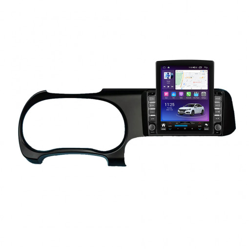 Navigatie dedicata cu Android Hyundai i10 dupa 2020, 8GB RAM, Radio GPS Dual Zone, Touchscreen IPS 9.7" HD tip Tesla, Internet Wi-Fi si slot SIM 4G, Bluetooth, MirrorLink, USB, Waze