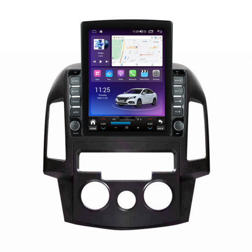 Navigatie dedicata cu Android Hyundai i30 2007 - 2012, 4GB RAM, Radio GPS Dual Zone, Touchscreen IPS 9.7" HD tip Tesla, Internet Wi-Fi si slot SIM 4G, Bluetooth, MirrorLink, USB, Waze