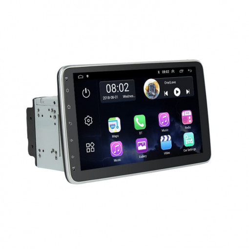 Navigatie dedicata cu Android Hyundai Terracan 2001 - 2008, 2GB RAM, Radio GPS Dual Zone, Display HD 10" Touchscreen reglabil 360 grade, Internet Wi-Fi, Bluetooth, MirrorLink, USB, Waze