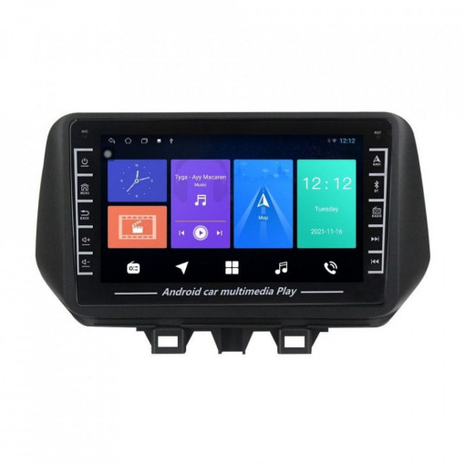 Navigatie dedicata cu Android Hyundai Tucson 2018 - 2020, 1GB RAM, Radio GPS Dual Zone, Display HD IPS 8" Touchscreen, Internet Wi-Fi, Bluetooth, MirrorLink, USB, Waze