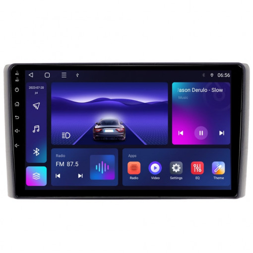 Navigatie dedicata cu Android Iveco Daily 2006 - 2014, 3GB RAM, Radio GPS Dual Zone, Display HD QLED 9" Touchscreen, Internet Wi-Fi si slot SIM 4G, Bluetooth, MirrorLink, USB