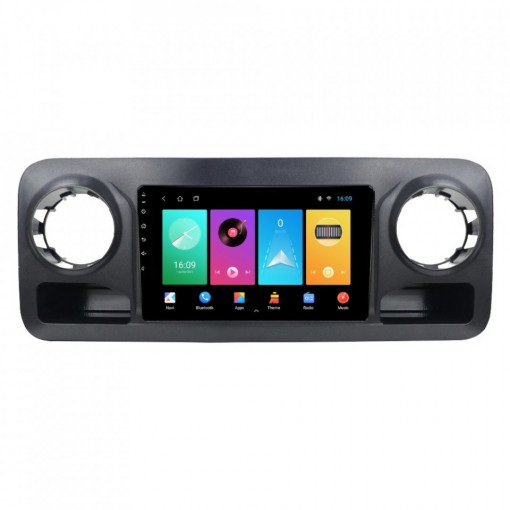 Navigatie dedicata cu Android Mercedes Sprinter dupa 2018, 2GB RAM, Radio GPS Dual Zone, Display HD 10" Touchscreen, Internet Wi-Fi, Bluetooth, MirrorLink, USB, Waze