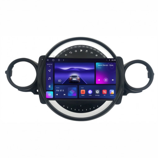 Navigatie dedicata cu Android Mini Cooper / One (R56, R57, R58, R59) 2006 - 2015, 3GB RAM, Radio GPS Dual Zone, Display HD QLED 9" Touchscreen, Internet Wi-Fi si slot SIM 4G, Bluetooth, MirrorLink, USB