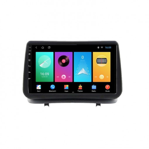 Navigatie dedicata cu Android Renault Clio III 2005 - 2012, 2GB RAM, Radio GPS Dual Zone, Display HD IPS 9" Touchscreen, Internet Wi-Fi, Bluetooth, MirrorLink, USB, Waze