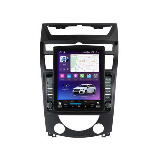 Navigatie dedicata cu Android Ssangyong Rexton 2006 - 2012, 4GB RAM, Radio GPS Dual Zone, Touchscreen IPS 9.7" HD tip Tesla, Internet Wi-Fi si slot SIM 4G, Bluetooth, MirrorLink, USB