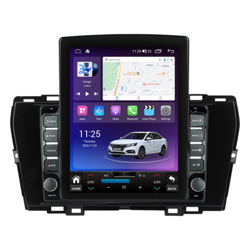 Navigatie dedicata cu Android Ssangyong Tivoli dupa 2020, 4GB RAM, Radio GPS Dual Zone, Touchscreen IPS 9.7" HD tip Tesla, Internet Wi-Fi si slot SIM 4G, Bluetooth, MirrorLink, USB, Waze