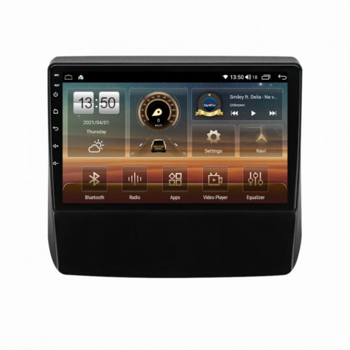 Navigatie dedicata cu Android Subaru Forester 2018 - 2021, 8GB RAM, Radio GPS Dual Zone, Display HD IPS 9" Touchscreen, Internet Wi-Fi si slot SIM 4G, Bluetooth, MirrorLink, USB, Waze