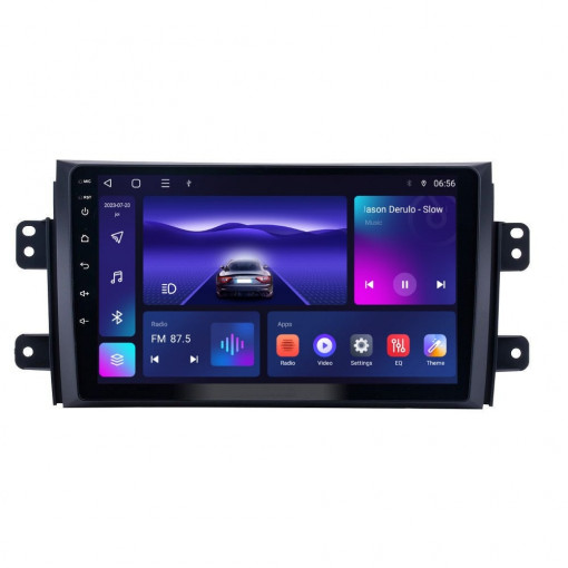 Navigatie dedicata cu Android Suzuki SX4 2006 - 2014, 3GB RAM, Radio GPS Dual Zone, Display HD QLED 9" Touchscreen, Internet Wi-Fi si slot SIM 4G, Bluetooth, MirrorLink, USB
