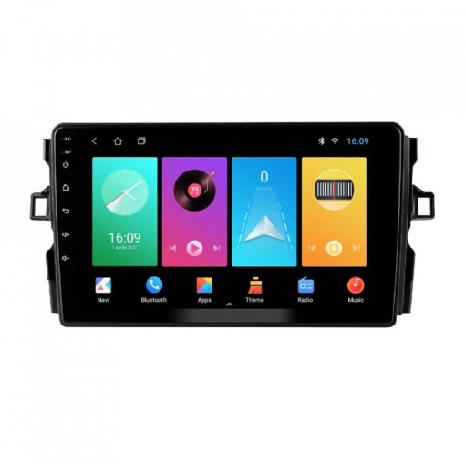 Navigatie dedicata cu Android Toyota Auris 2006 - 2012, 1GB RAM, Radio GPS Dual Zone, Display HD 9" Touchscreen, Internet Wi-Fi, Bluetooth, MirrorLink, USB, Waze
